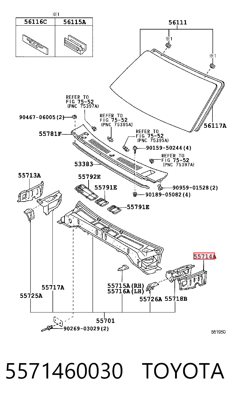 5571460030 Toyota