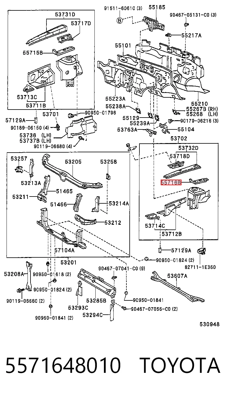 5571648010 Toyota