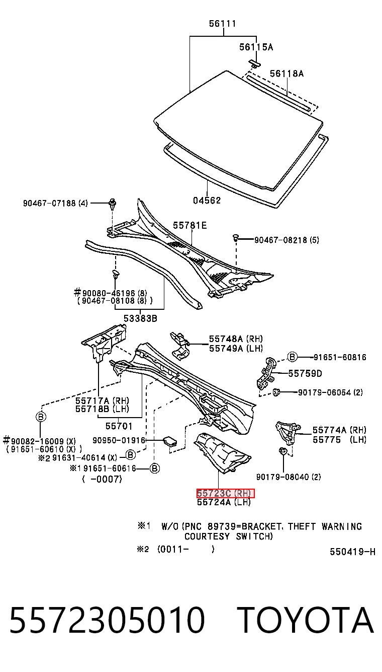 5572305010 Toyota