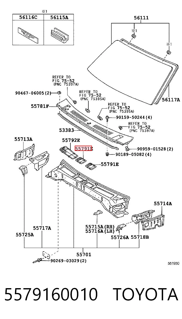 5579160010 Toyota