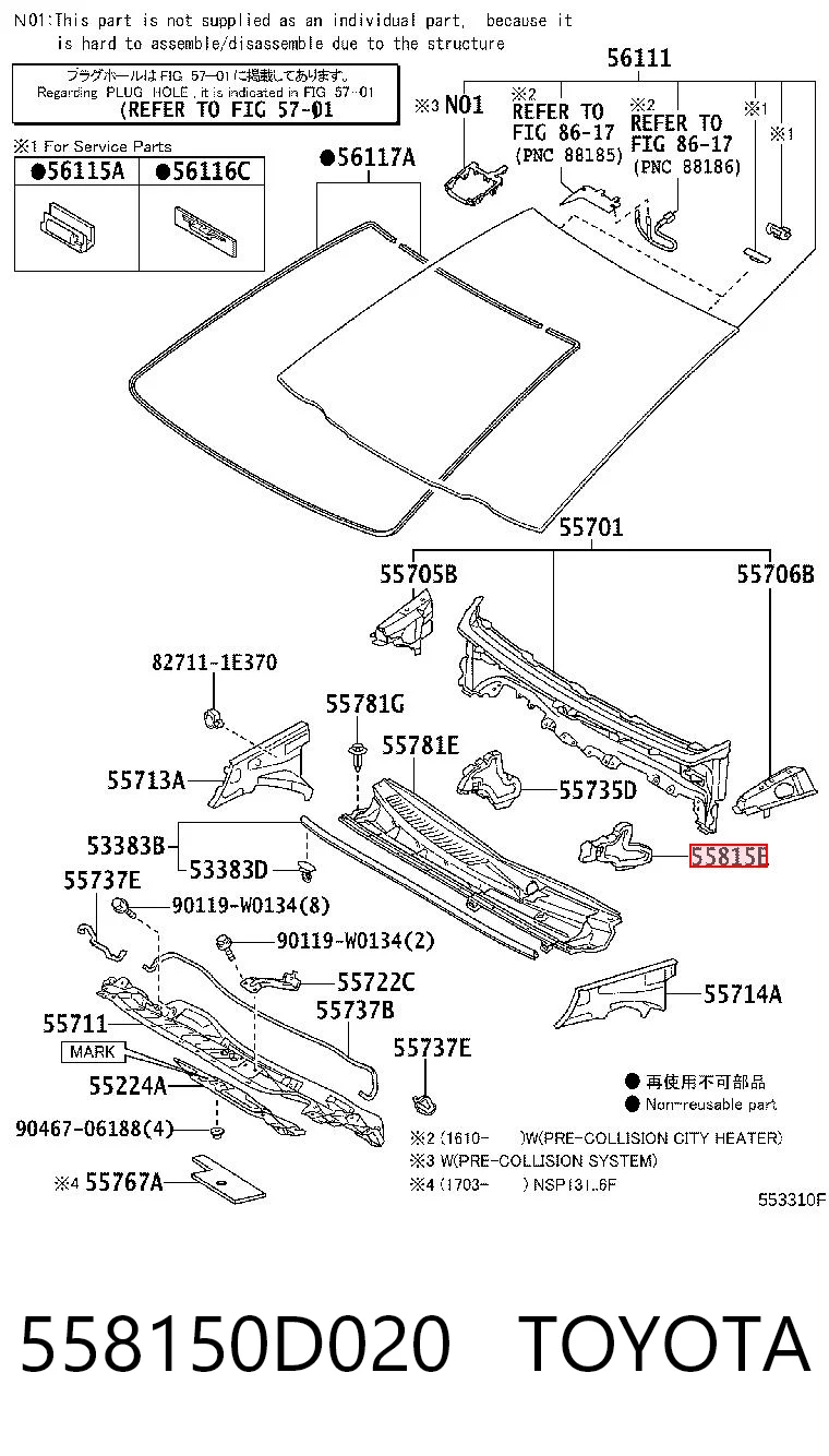558150D020 Toyota