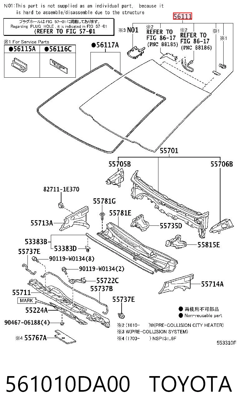 561010DA00 Toyota