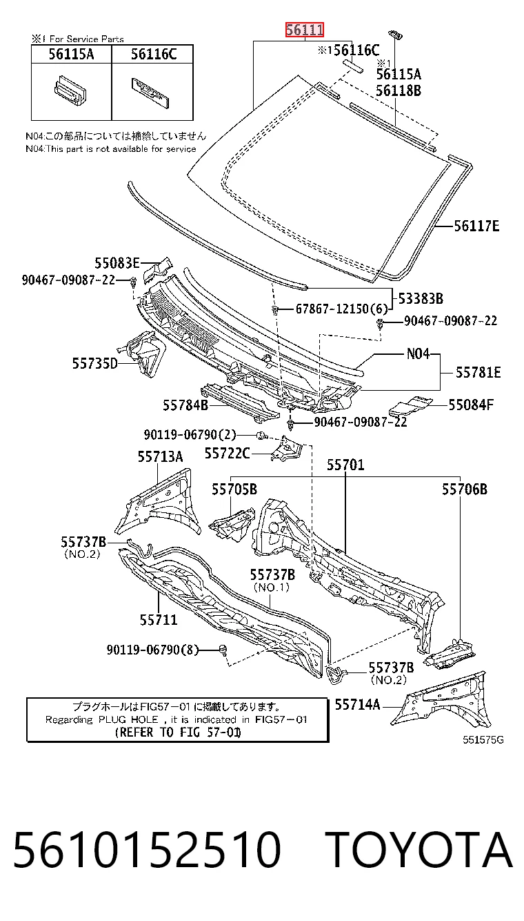 5610152510 Toyota