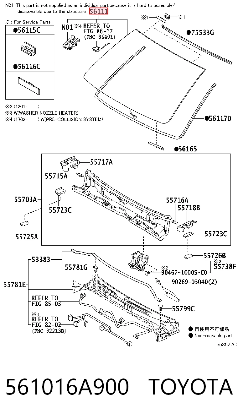 561016A900 Toyota