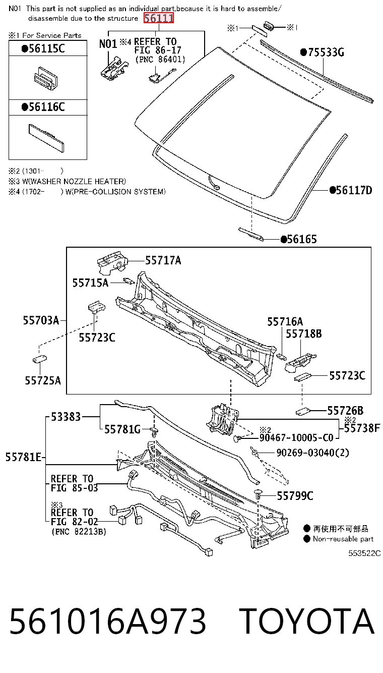 561016A973 Toyota