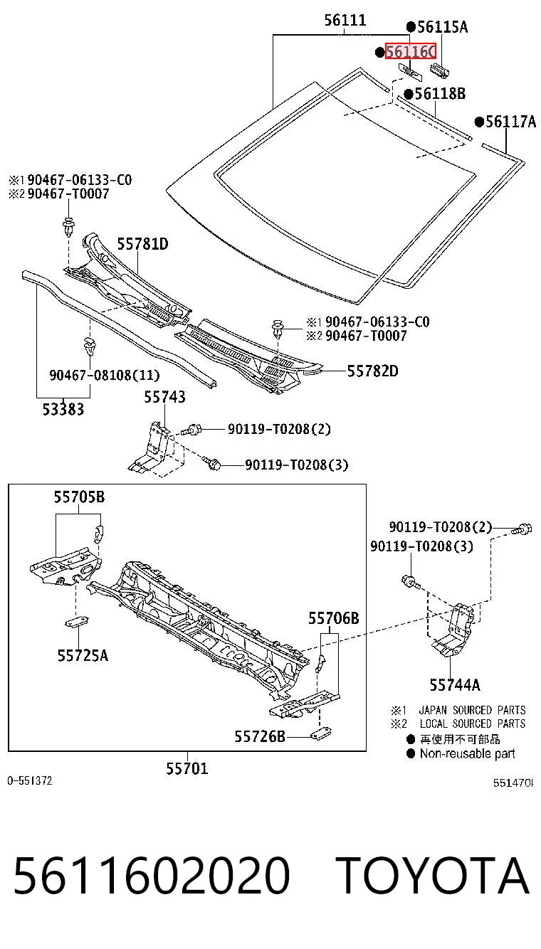 5611602020 Toyota