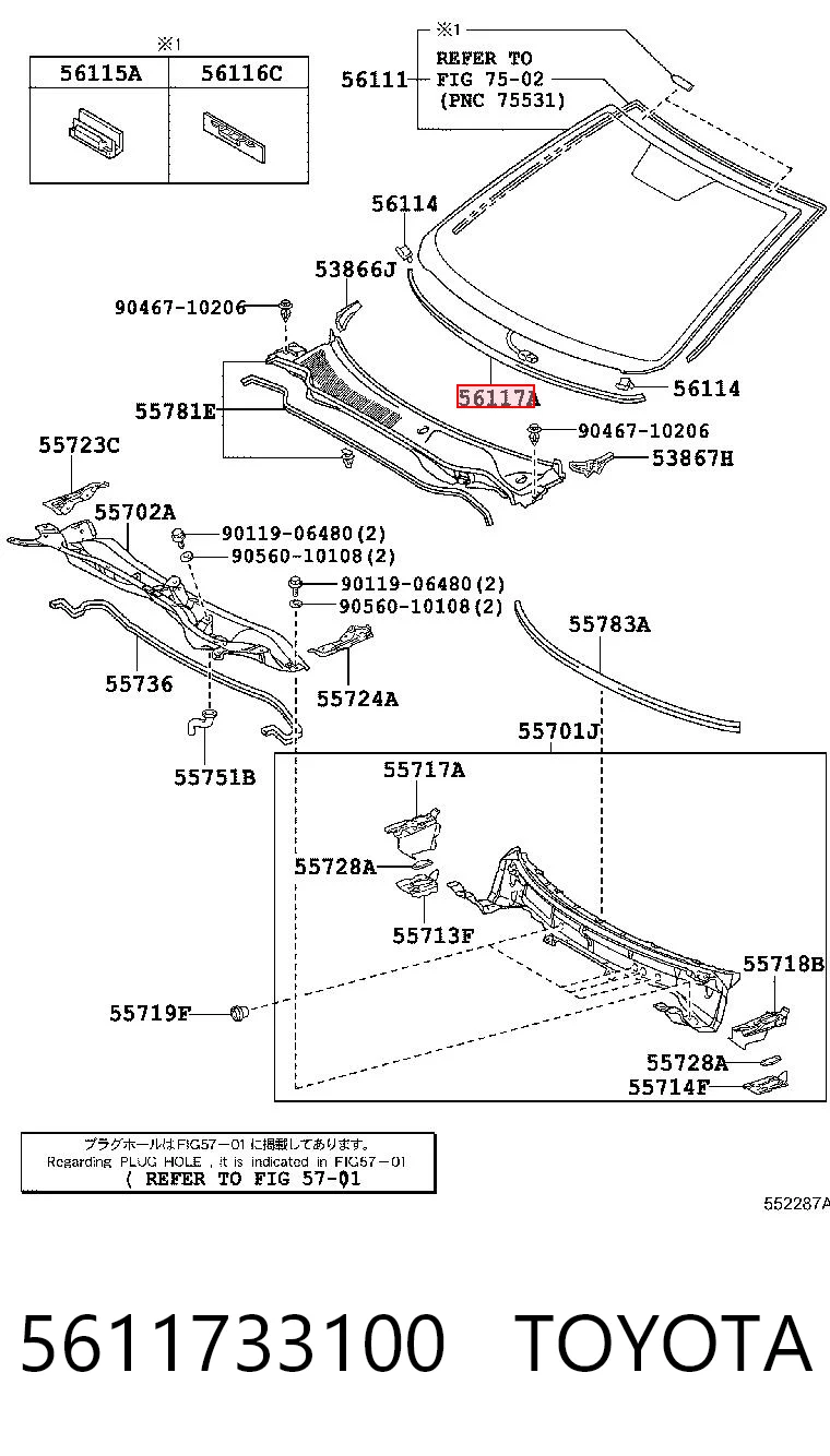 5611733100 Toyota