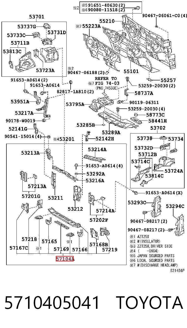 5710405041 Toyota