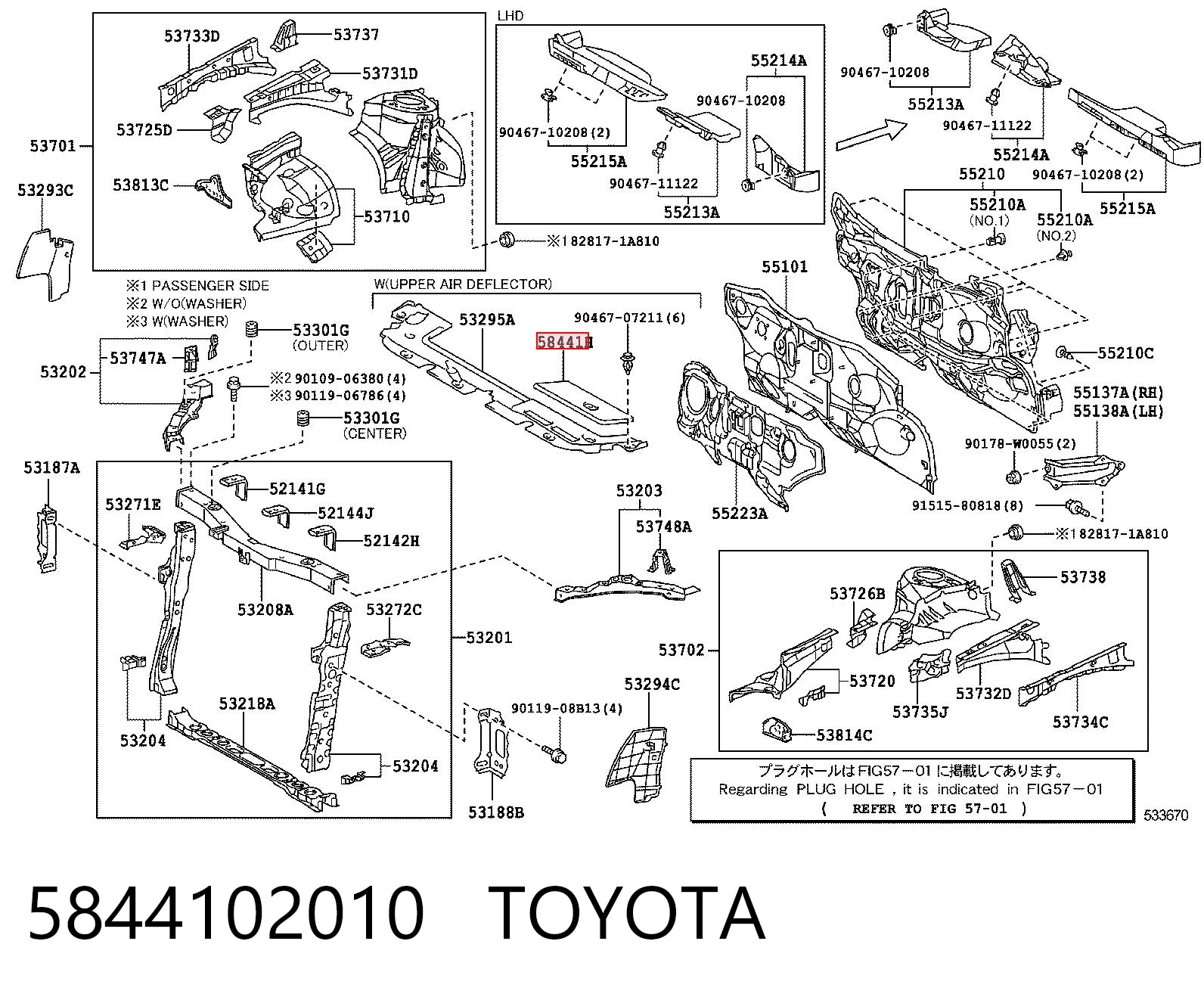 5844102010 Toyota