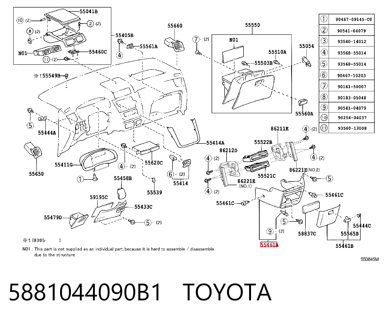 5881044090B1 Toyota