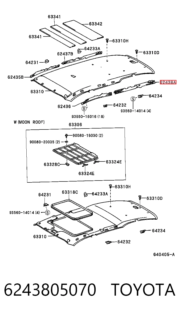 6243805070 Toyota