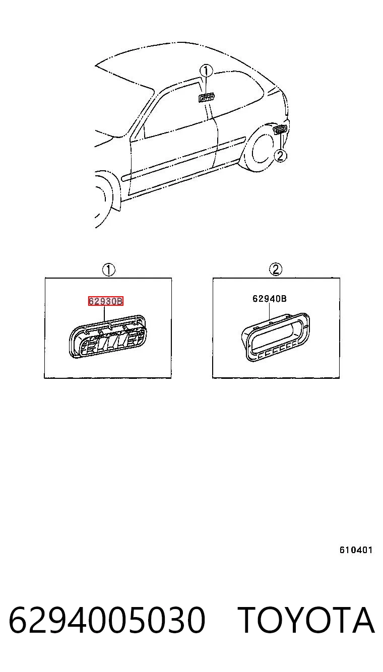 6294005030 Toyota