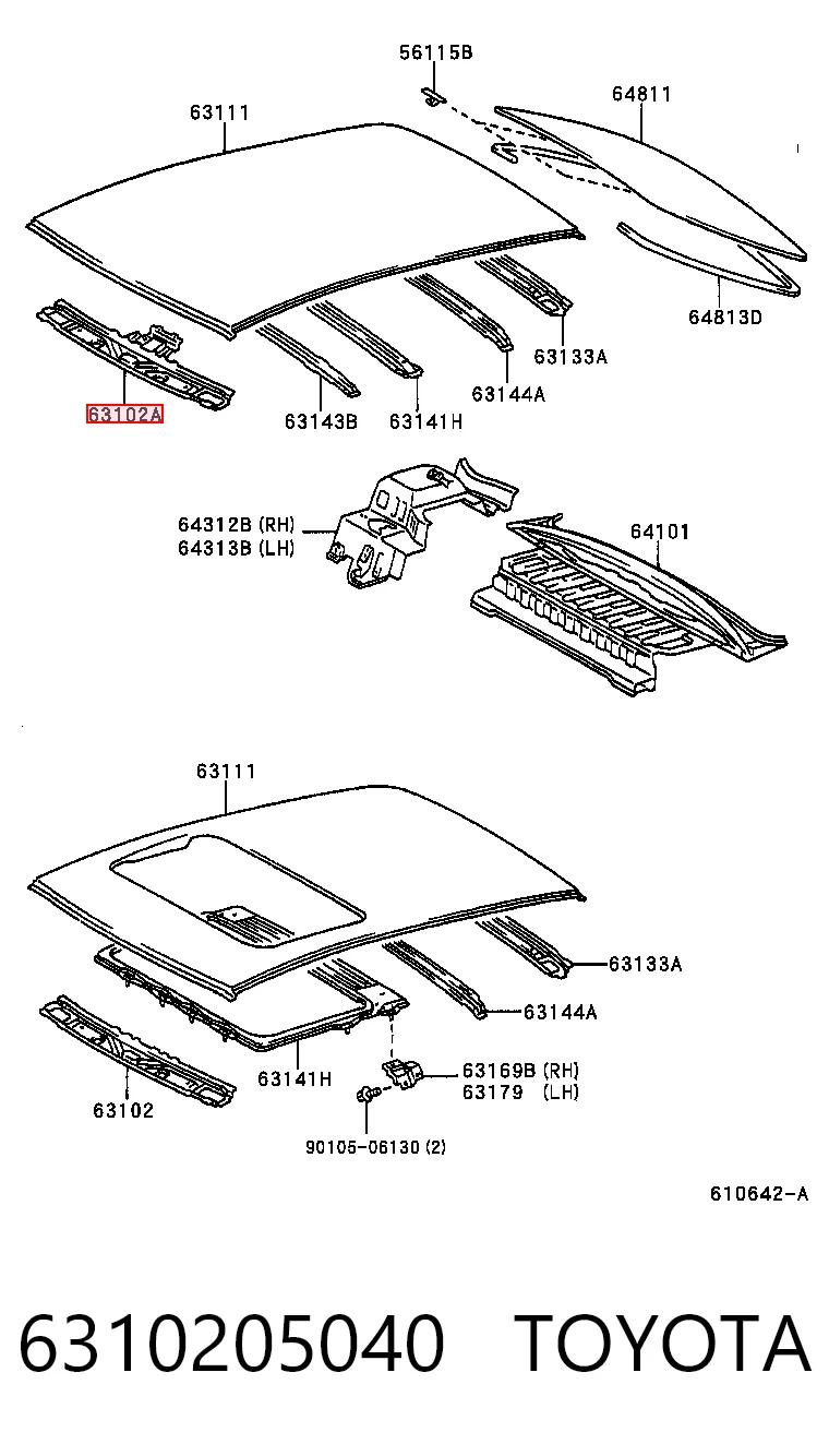 6310205040 Toyota