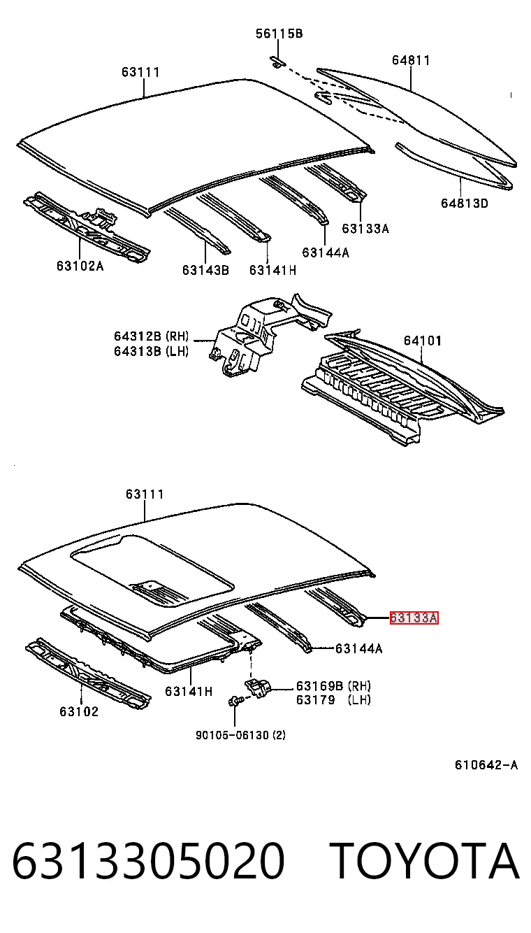 6313305020 Toyota
