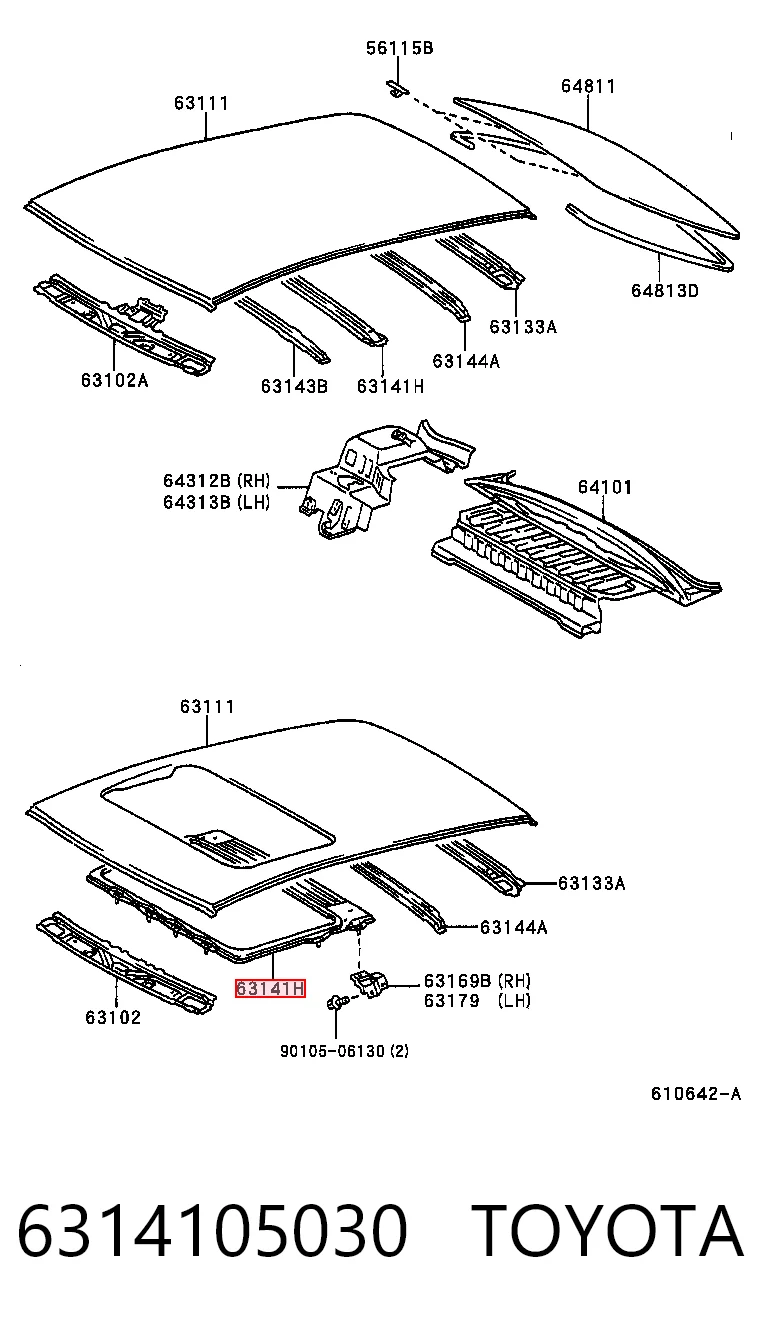 6314105030 Toyota
