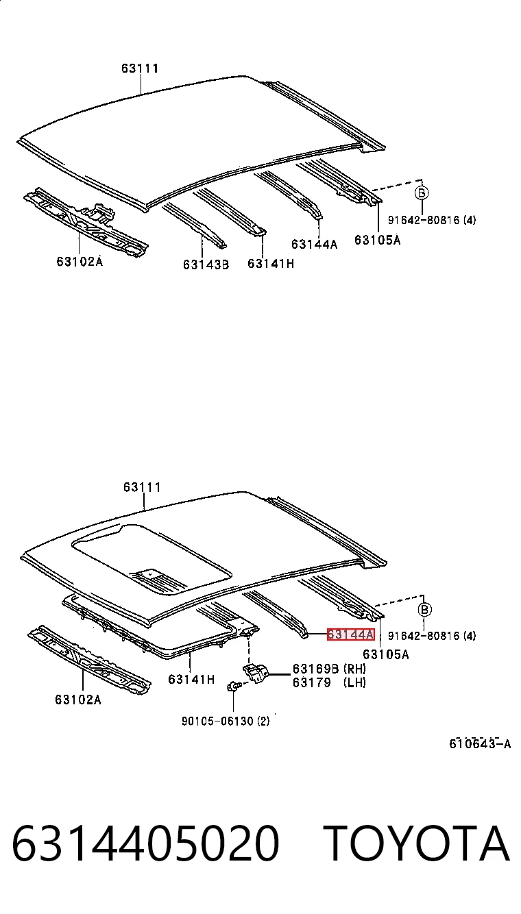 6314405020 Toyota