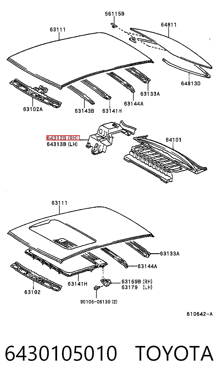 6430105010 Toyota