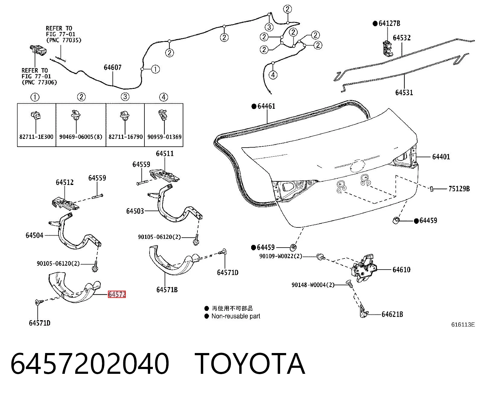 6457202040 Toyota