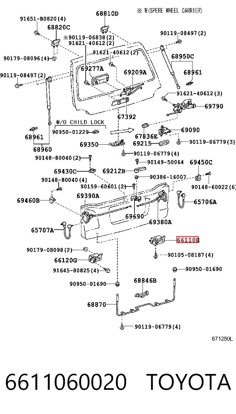 6611060020 Toyota