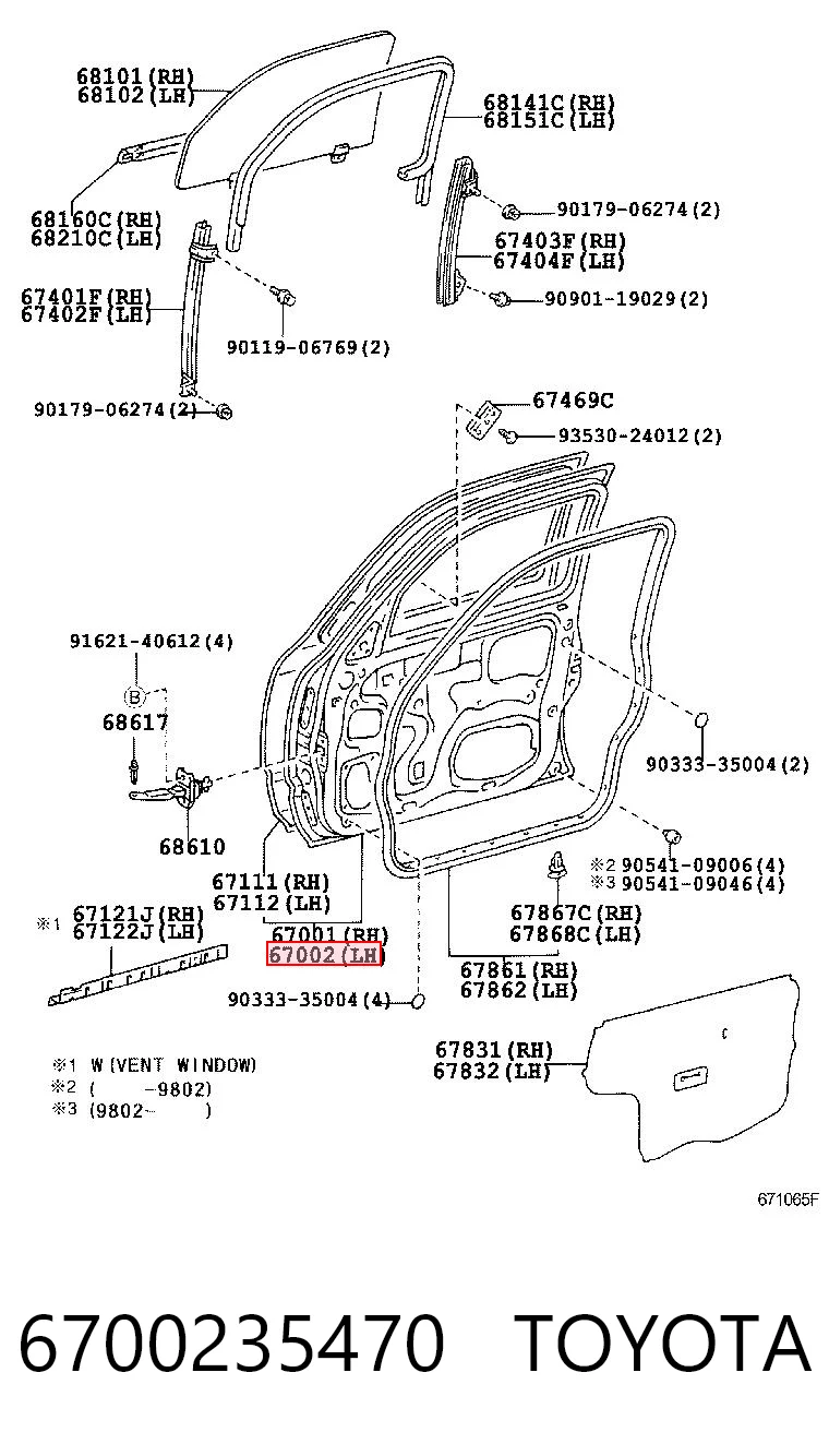 Comprar Puerta delantera izquierda Toyota Hilux  N a bajo precio