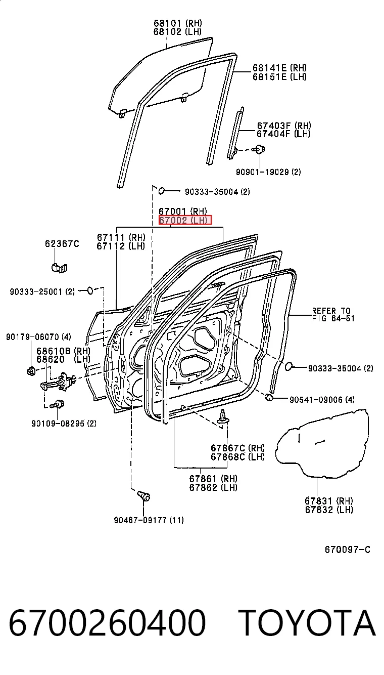 Comprar Puerta delantera izquierda Toyota Land Cruiser  J9 a bajo precio
