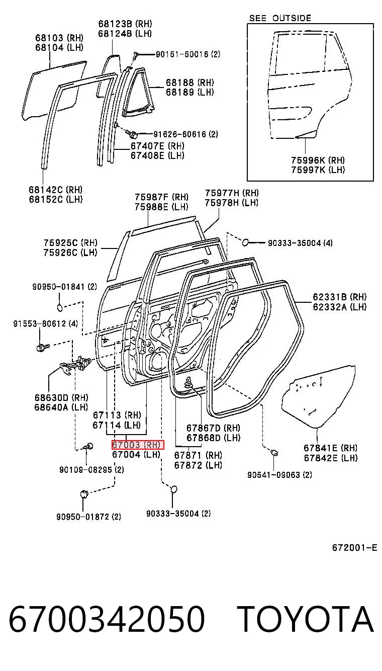 6700342050 Toyota