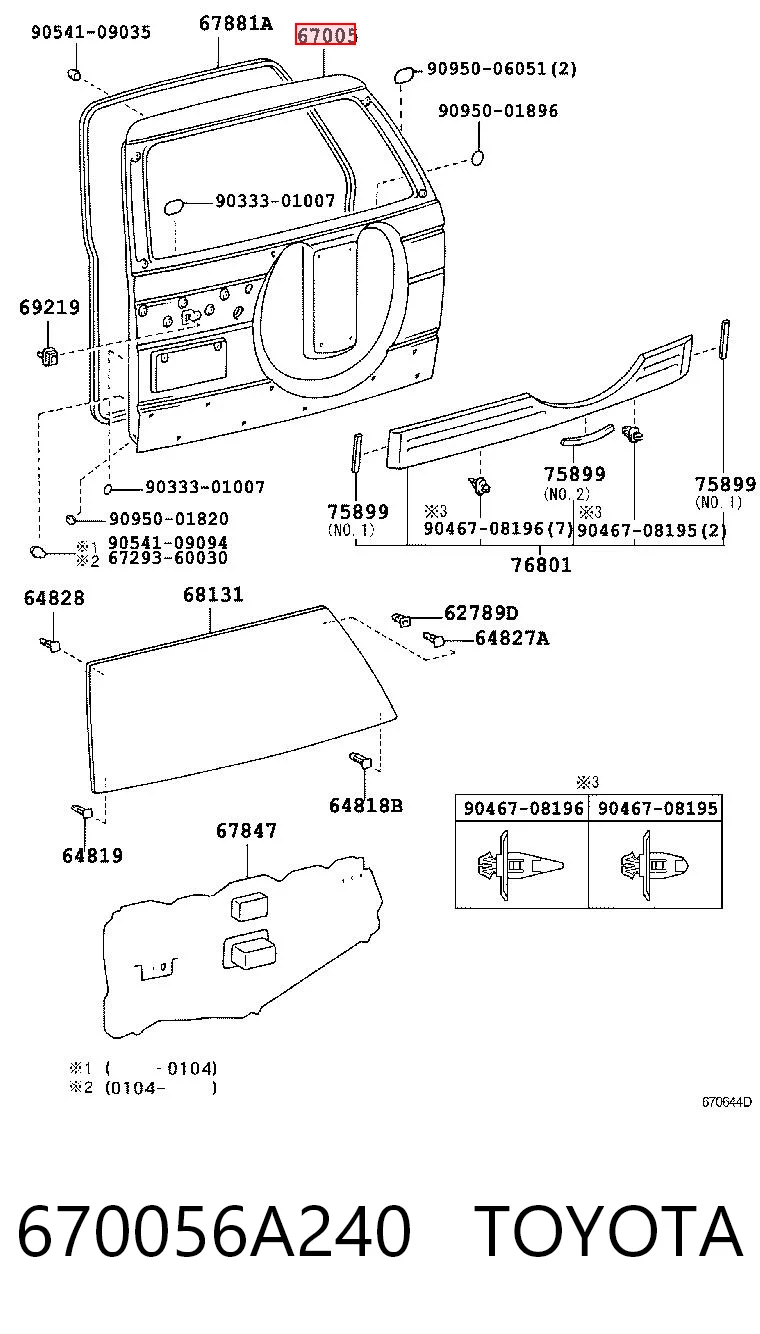 670056A240 Toyota