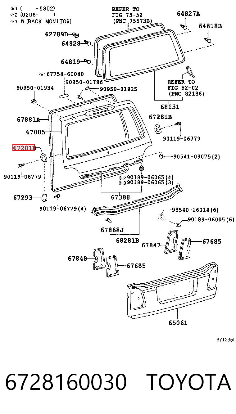 6728160030 Toyota