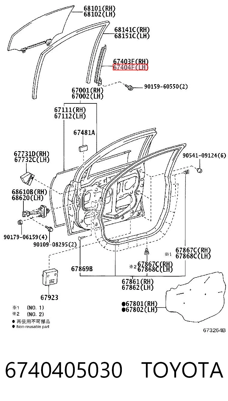 6740405030 Toyota