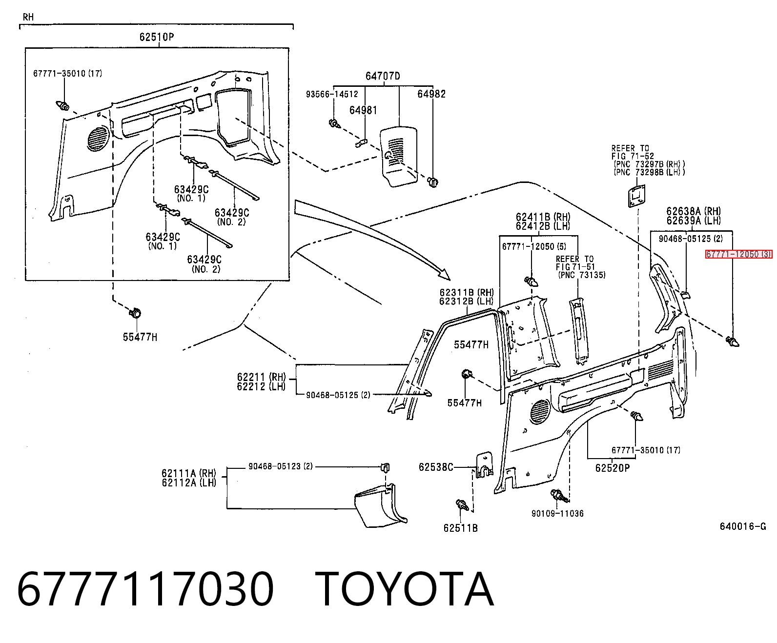 6777117030 Toyota