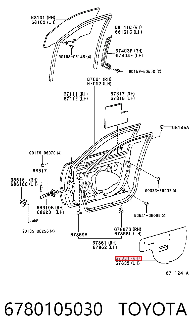 6780105030 Toyota