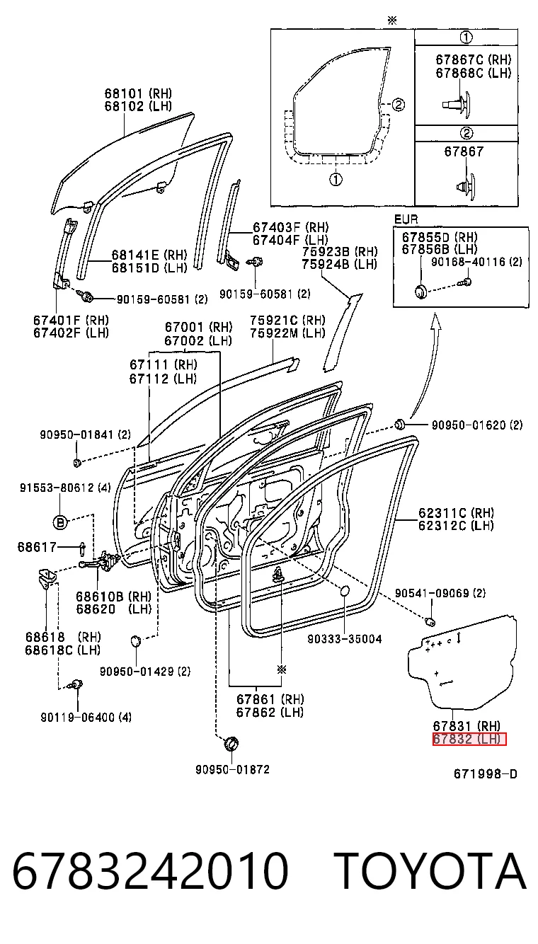 6783242010 Toyota