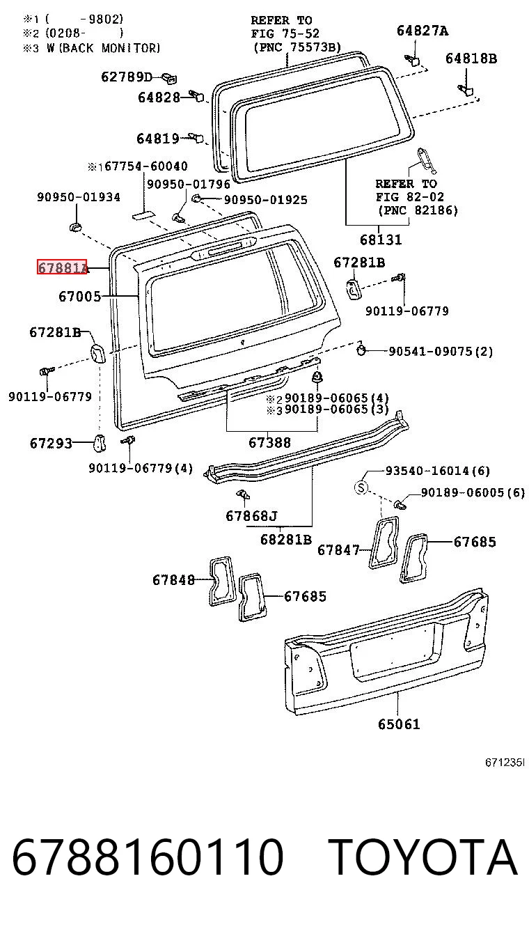 6788160110 Toyota