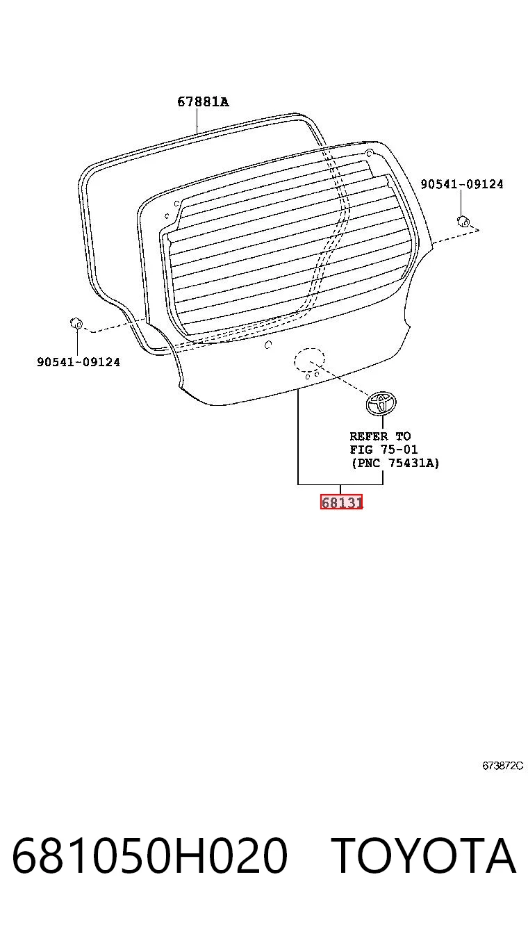 681050H020 Toyota