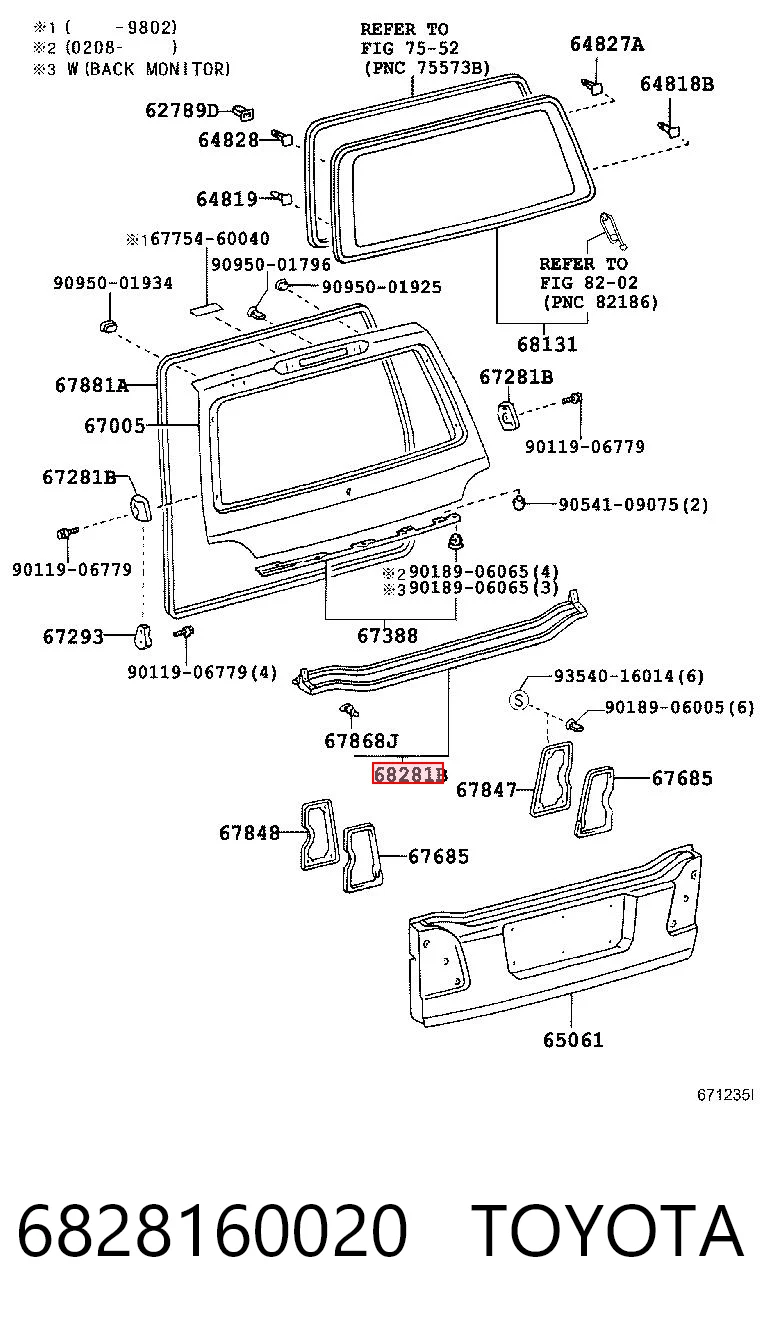 6828160020 Toyota