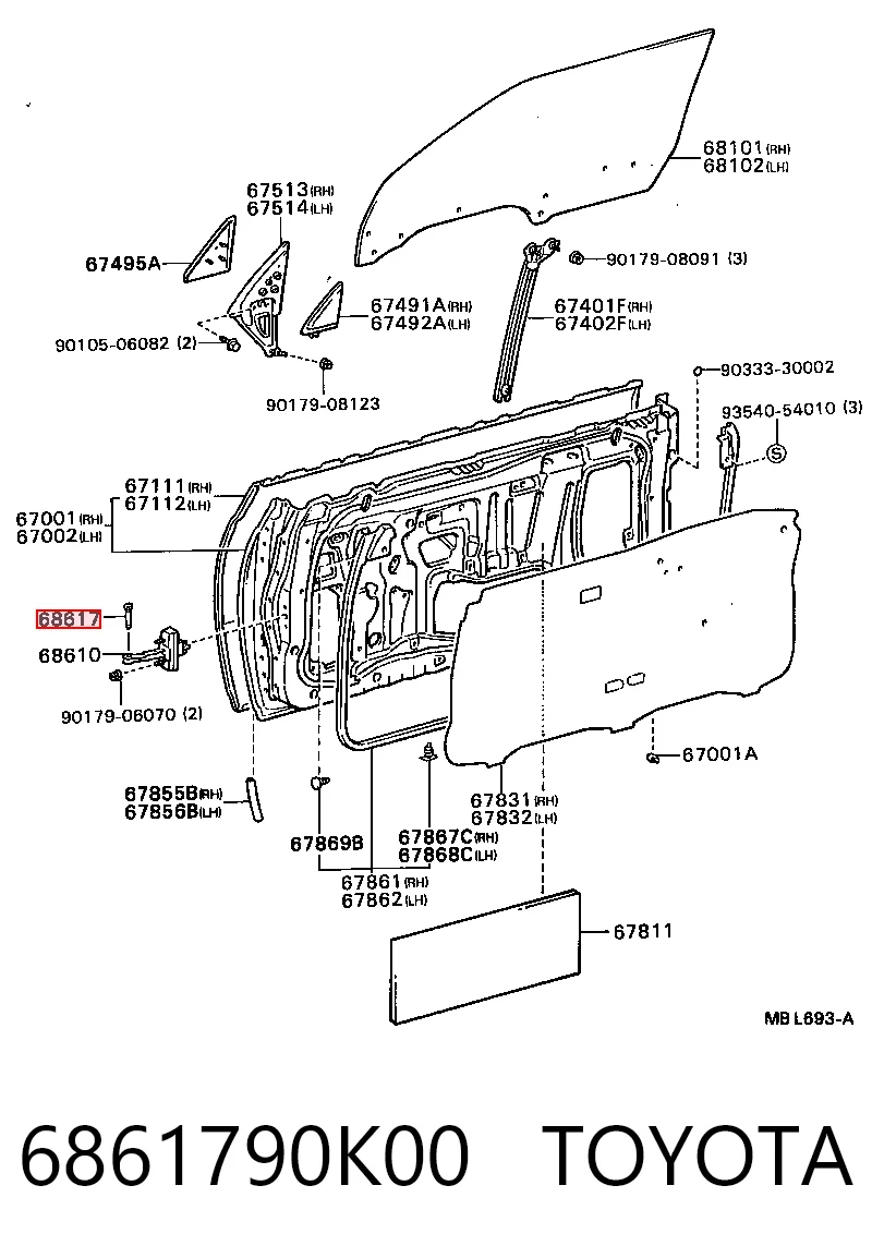 6861790K00 Toyota