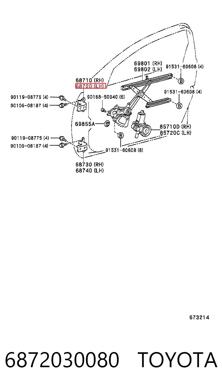 6872030080 Toyota