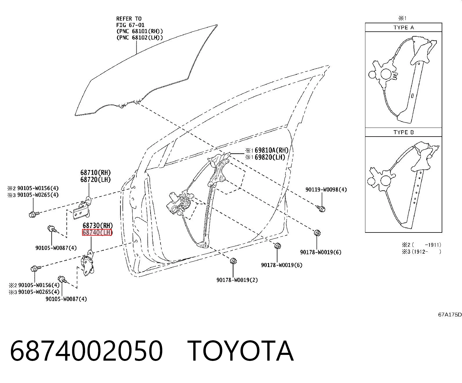 6874002050 Toyota