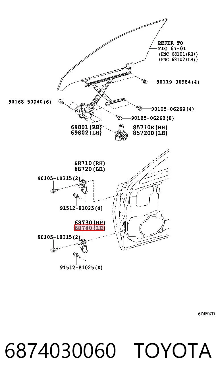 6874030060 Toyota