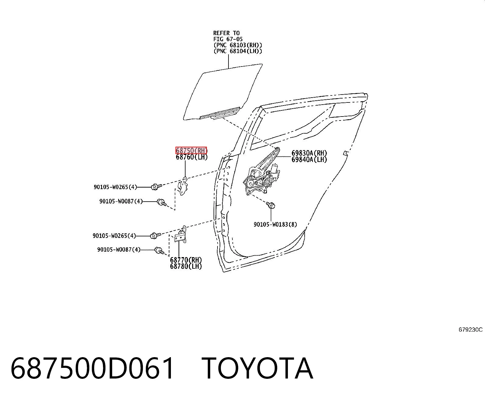 687500D061 Toyota