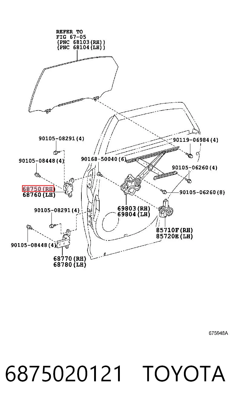 6875020121 Toyota