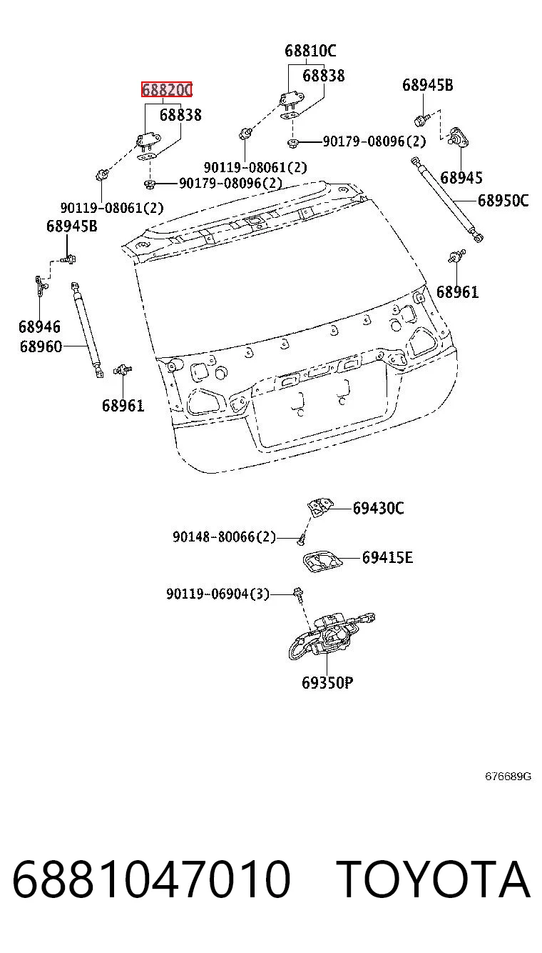 6881047010 Toyota