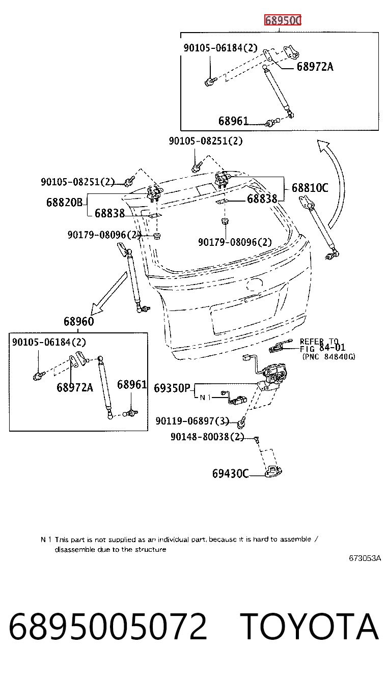 6895005072 Toyota