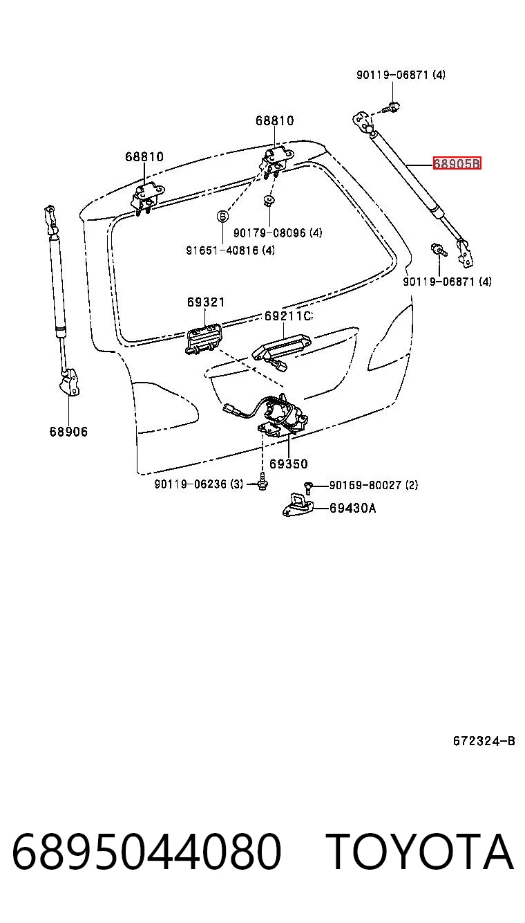 6895044080 Toyota