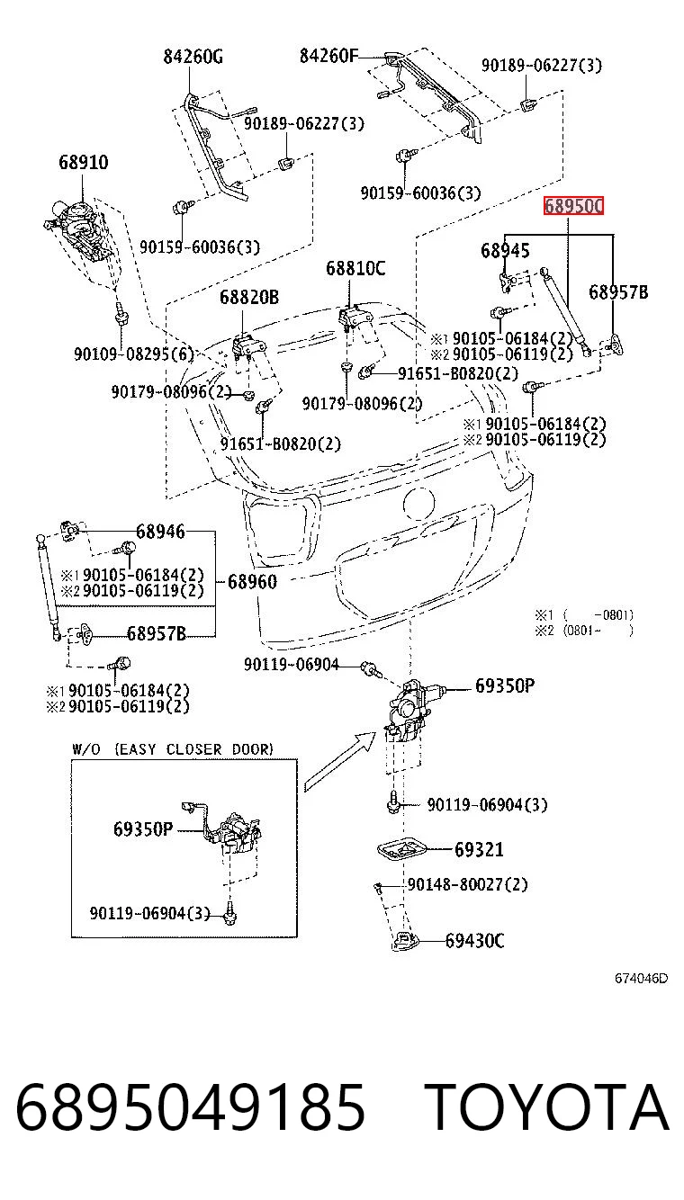 6895049185 Toyota
