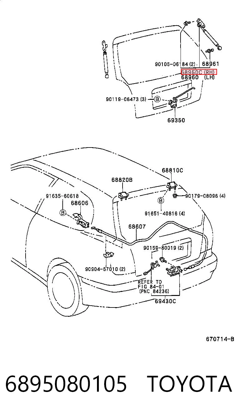 6895080105 Toyota