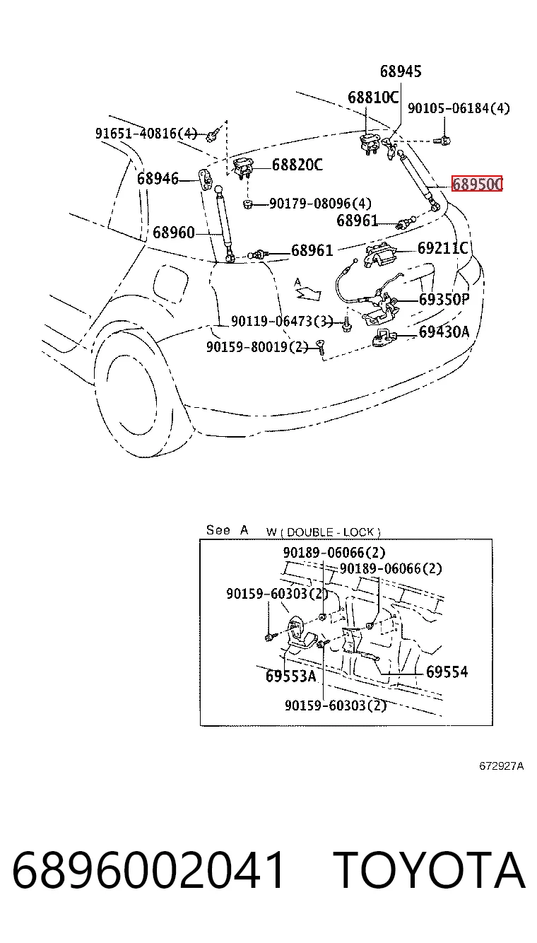 6896002041 Toyota