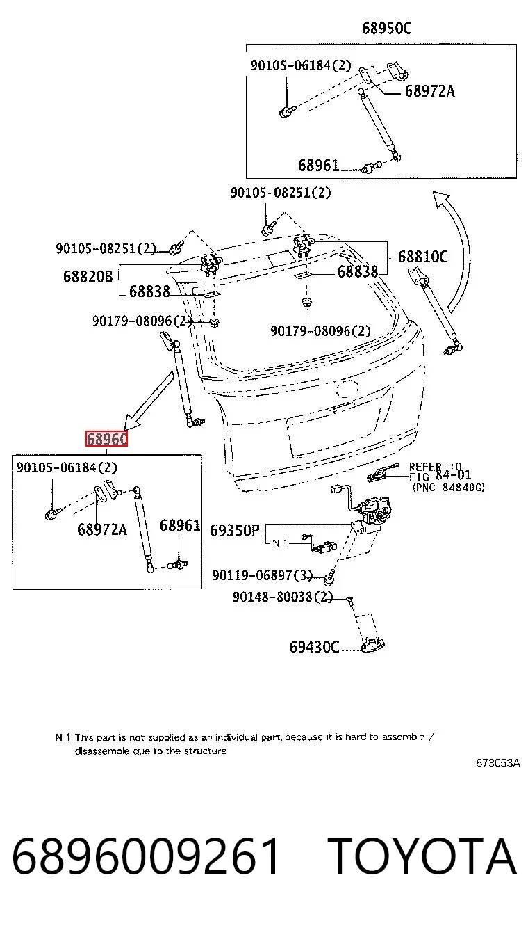 6896009261 Toyota