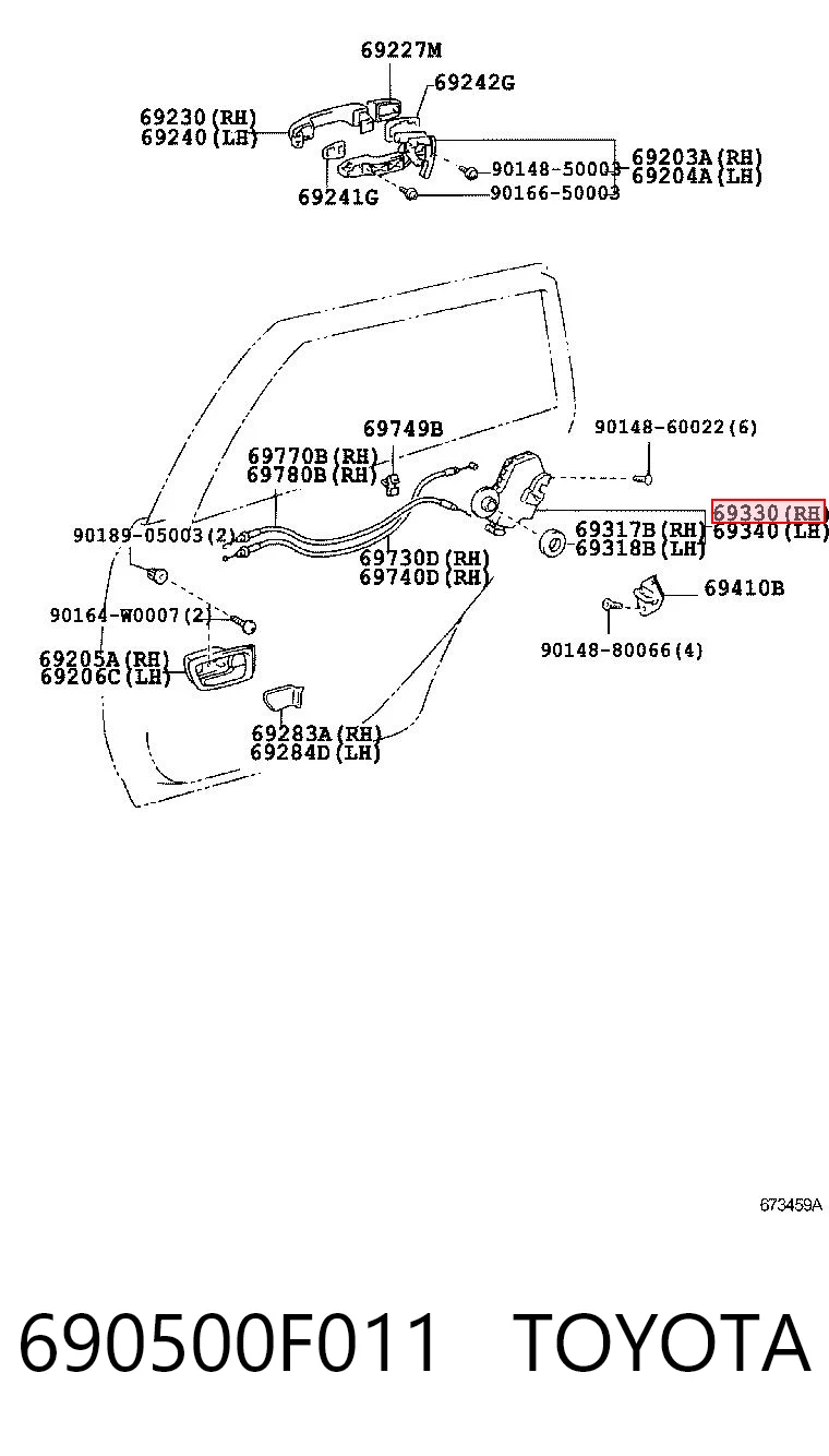 690500F011 Toyota