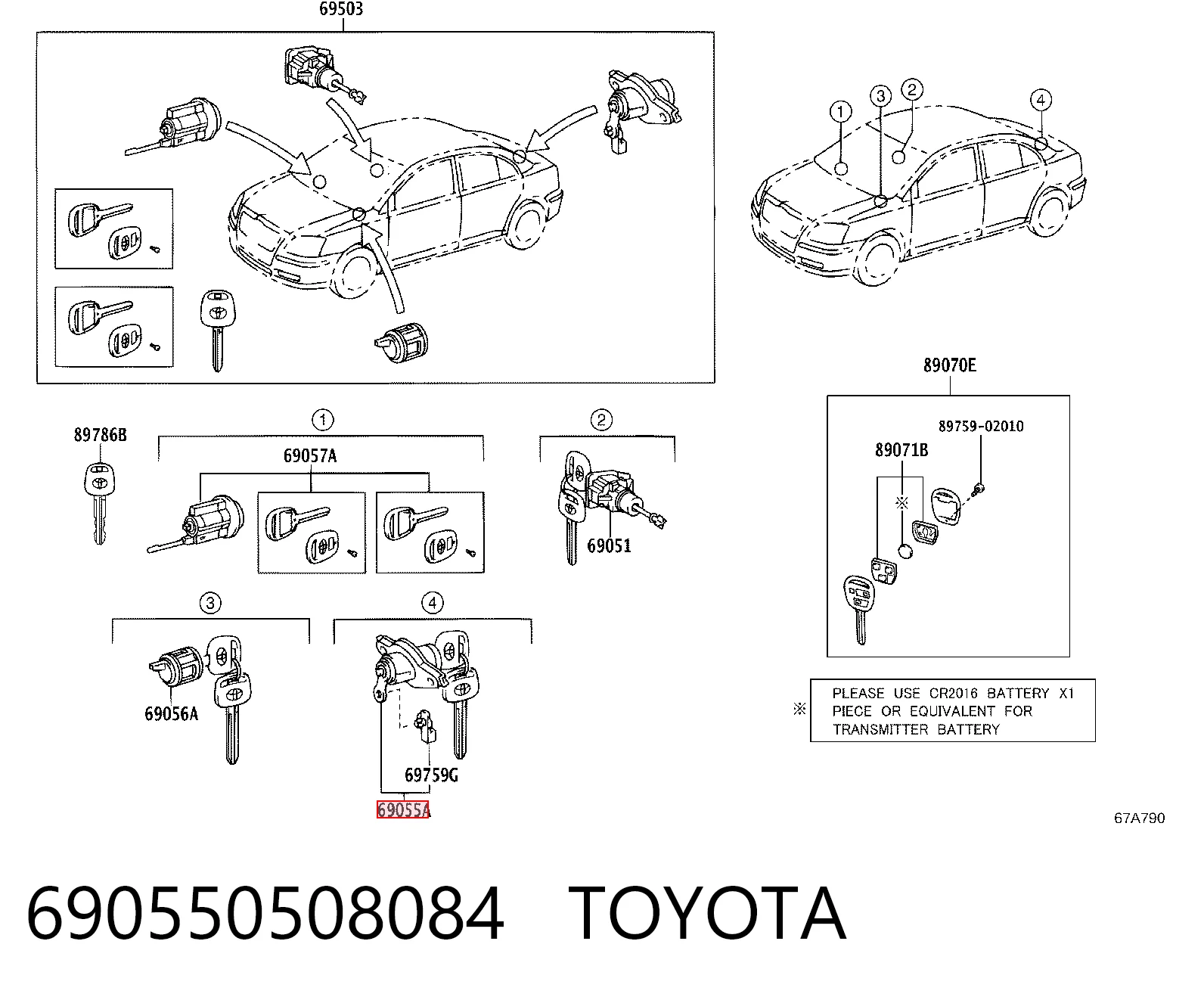 690550508084 Toyota